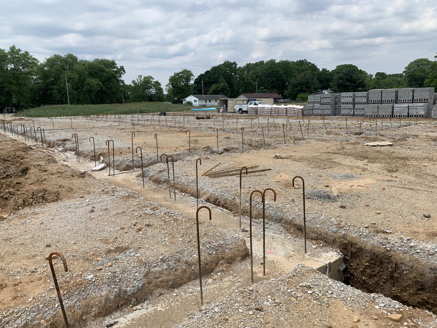 Laying the foundation for Berne Union Local Schools Summit Construction